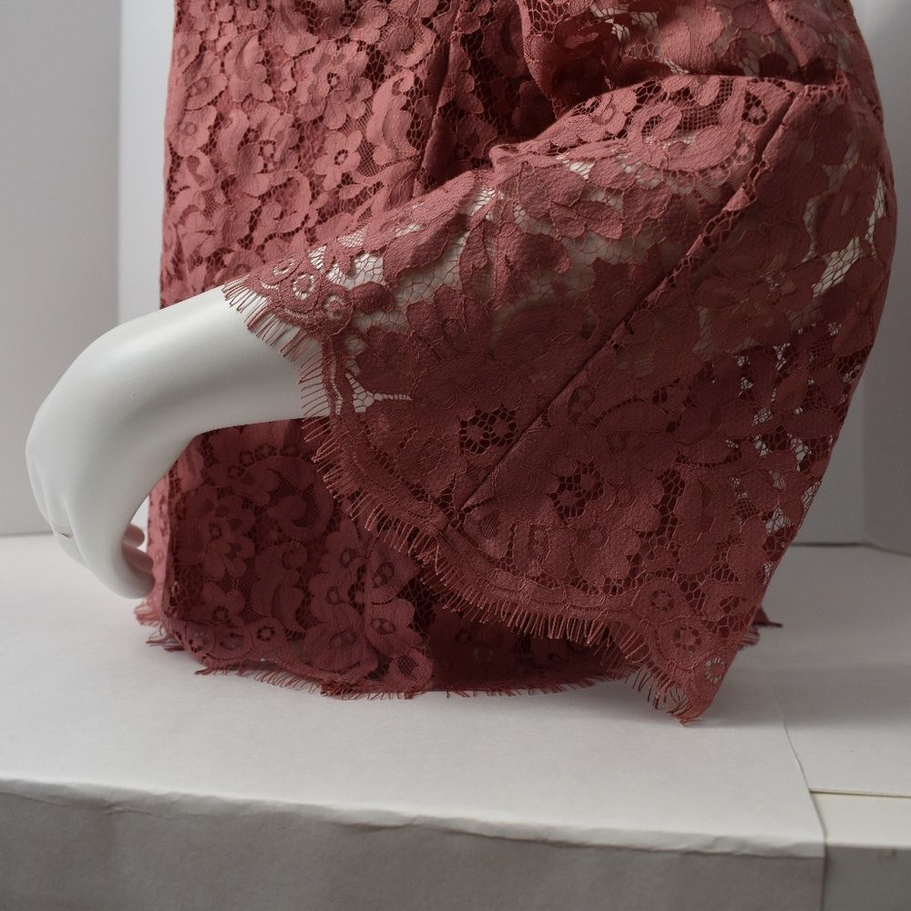 Lace Shoulder Cut Out Blouse - Picture 5 of 6